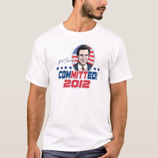 ミット・ロムニーは2012ギアを託しました Tシャツ (正面)
