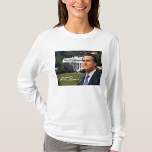 ミット・ロムニー及びホワイトハウス Tシャツ