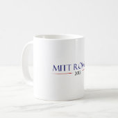 ミット・ロムニー2012のマグ コーヒーマグカップ (正面左)