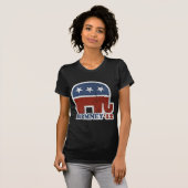 ミット・ロムニー2012の共和党員象(ヴィンテージ) Tシャツ (正面フル)