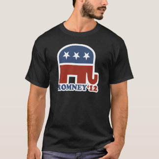 ミット・ロムニー2012の共和党員象 Tシャツ