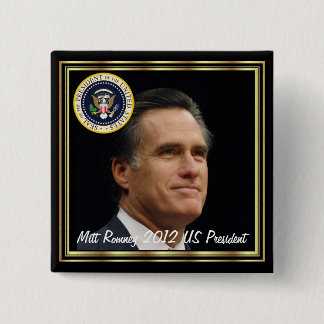ミット・ロムニー2012米国の大統領 缶バッジ