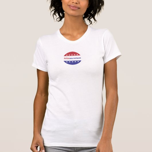 ミット・ロムニー「mittmentum」 tシャツ (正面)