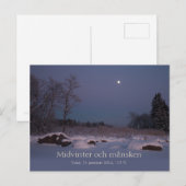 ミッドウィンターと月光 ヴァーサ ヴァーサ フィンランド CC0827 ポストカード (正面/裏面)