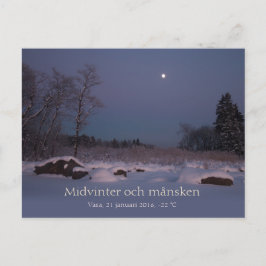 ミッドウィンターと月光 ヴァーサ ヴァーサ フィンランド CC0827 ポストカード