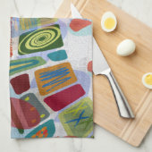 ミッドウェイパネルIII キッチンタオル (四つ折り)