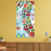 ミッドウェイパネルIII キャンバスプリント (インサイチュ (リビング))