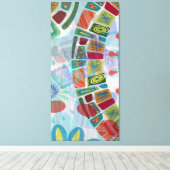 ミッドウェイパネルIII キャンバスプリント (インサイチュ (ウッドフロア))