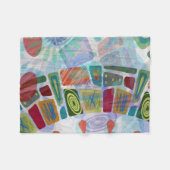 ミッドウェイパネルIII フリースブランケット (正面(横))