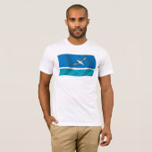 ミッドウェイ島の旗シャツ Tシャツ (正面フル)