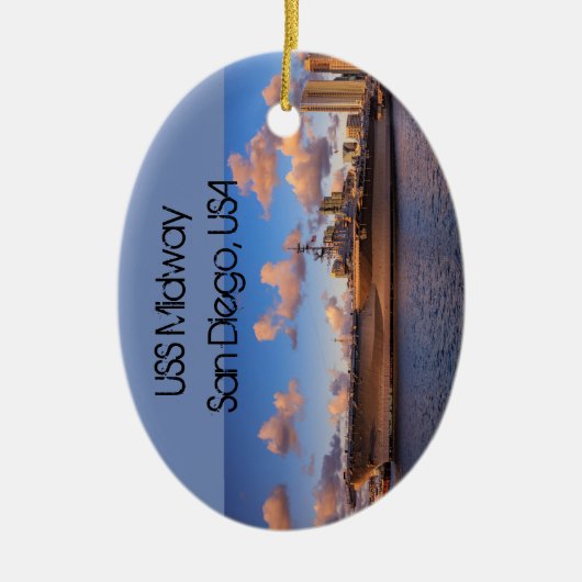 ミッドウェイUSS セラミックオーナメント (正面)