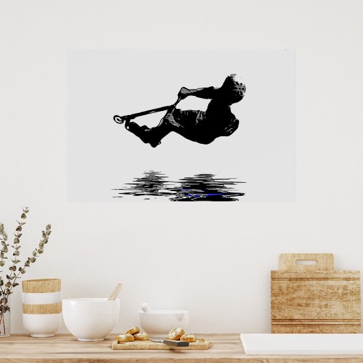 ミッドエアスタント – スクーター・ライダーポスター ポスター (キッチン)