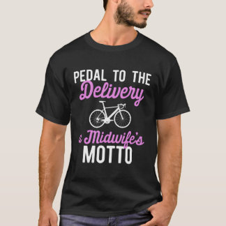 ミッドオビーサイクリストサイクリングサイクリングミドリー Tシャツ
