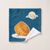 ミッドオータムフェスティバルムーンケーキ月のムーンケーキ バスタオルセット (ウォッシュタオル)