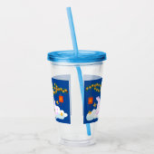 ミッドオータムフェスティバルムーンラビットムーンケーキオスマンサス アクリルタンブラー (左)