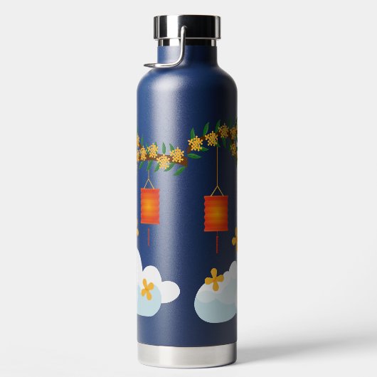 ミッドオータムフェスティバルムーンラビットムーンケーキオスマンサス ウォーターボトル (右面)