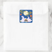 ミッドオータムフェスティバルムーンラビットムーンケーキオスマンサス スクエアシール (バッグ)