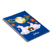 ミッドオータムフェスティバルムーンラビットムーンケーキオスマンサス ノートブック (右側)