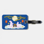 ミッドオータムフェスティバルムーンラビットムーンケーキオスマンサス ラゲッジタグ (裏面横)