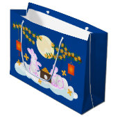 ミッドオータムフェスティバルムーンラビットムーンケーキオスマンサス ラージペーパーバッグ (正面アングル)