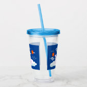 ミッドオータムフェスティバルムーンラビットムーンケーキクラウド アクリルタンブラー (左)