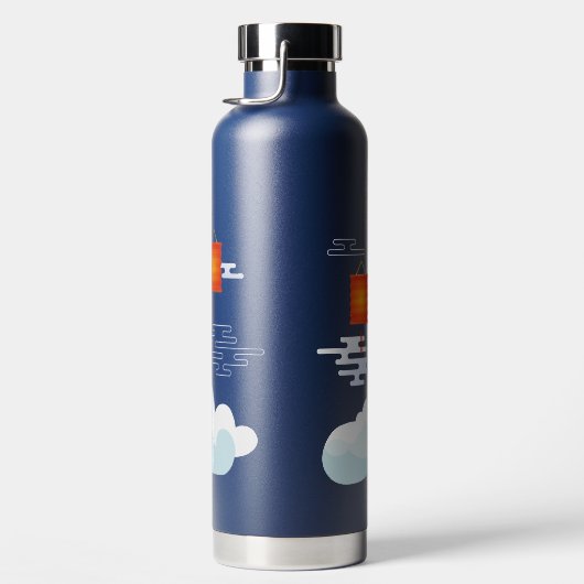 ミッドオータムフェスティバルムーンラビットムーンケーキクラウド ウォーターボトル (右面)