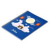 ミッドオータムフェスティバルムーンラビットムーンケーキクラウド ノートブック (左側)