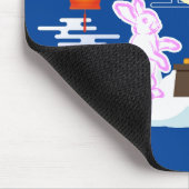 ミッドオータムフェスティバルムーンラビットムーンケーキクラウド マウスパッド (コーナー)