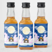 ミッドオータムフェスティバルムーンラビットムーンケーキクラウド リキュールボトルラベル (ボトル)