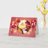 ミッドオータムフェスティバル カード (黄色い花)