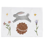 ミッドオータムフェスティバル |ムーンケーキウサギ抱き枕 ラージペーパーバッグ (裏面)