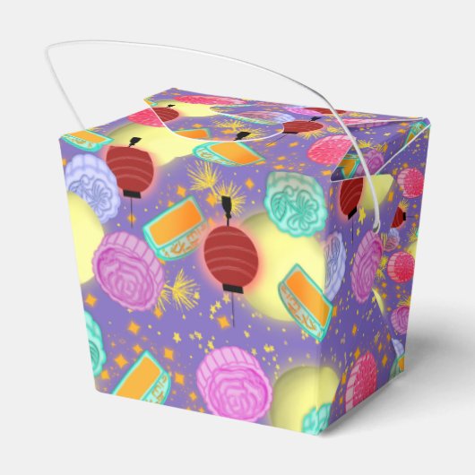 ミッドオータムーンフェスティバルムーンケーキとランタン フェイバーボックス (裏面サイド)