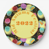 ミッドオータムーンフェスティバル – ナイト紙プレート ペーパープレート (正面)