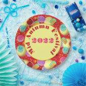 ミッドオータムーンフェスティバル – 赤い紙プレート ペーパープレート (パーティー)