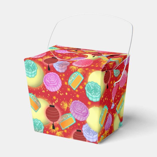 ミッドオータムーンフェスティバル – 赤 フェイバーボックス (正面サイド)