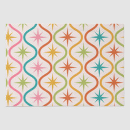 ミッドカラフルセンチュリースターバストオンOgeeパターン 薄葉紙