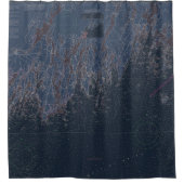 ミッドコーストメイン航海の海岸線の地図 シャワーカーテン (正面)