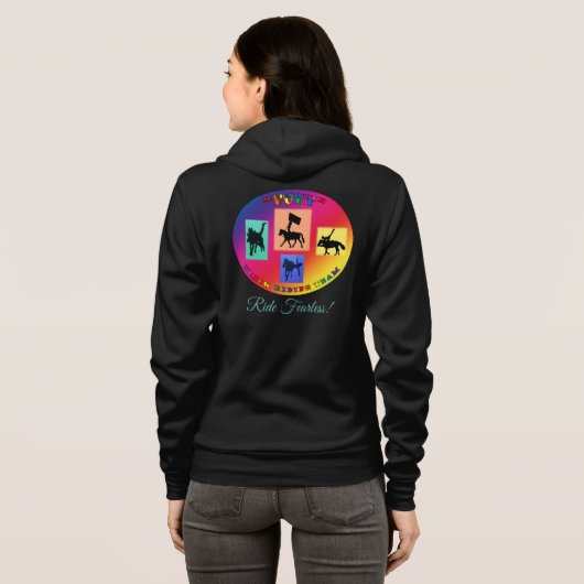 ミッドサウスフューリーのジップアップフード付きスウェットシャツ パーカ (裏面フル)