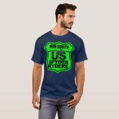 ミッドサウス支部 - ロゴ セーフティグリーン Tシャツ (正面フル)