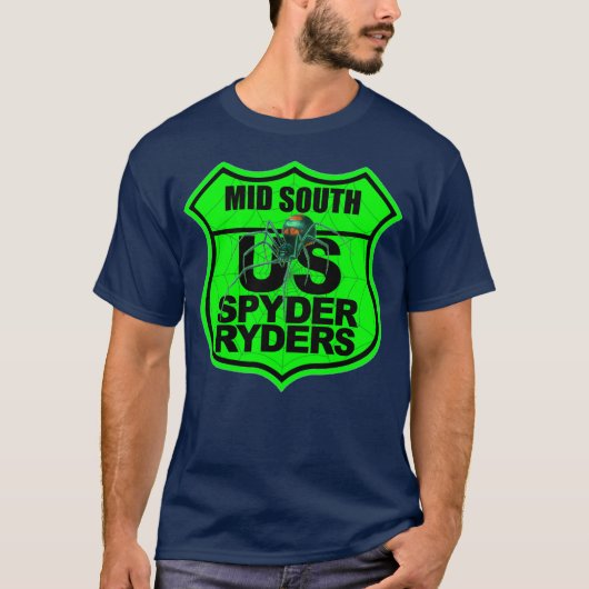 ミッドサウス支部 - ロゴ セーフティグリーン Tシャツ (正面)