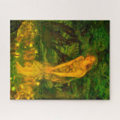 ミッドサマーイブ – 魔法の世界の小妖精や小人 ジグソーパズル (横)