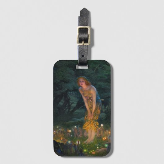 ミッドサマーイブbyエドワード・ロバート・ヒューズ ラゲッジタグ (正面縦)