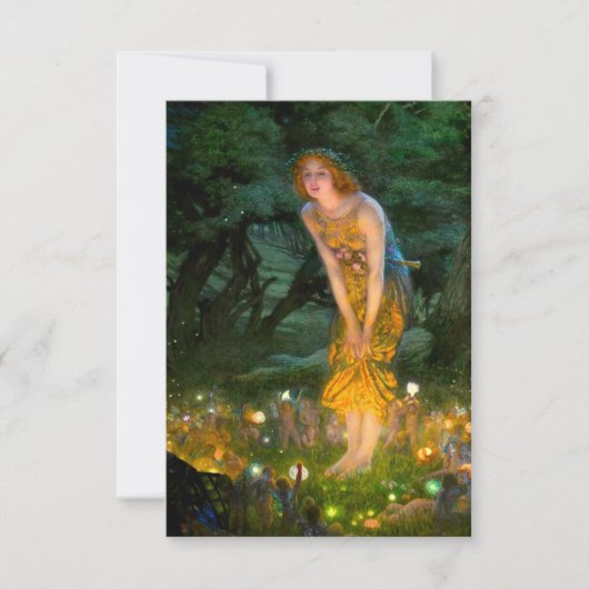 ミッドサマーイブEdward Robert Hughes Card (正面)