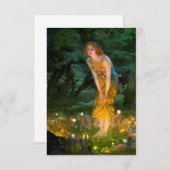 ミッドサマーイブEdward Robert Hughes Card (正面/裏面)