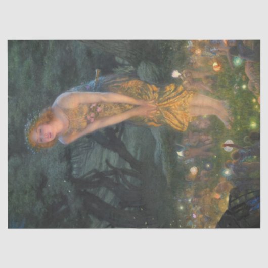 ミッドサマーイブEdward Robert Hughes Decompage 薄葉紙 (正面)