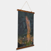 ミッドサマーイブEdward Robert Hughes Fairiesファンタジー 吊り下げ型タペストリー (傾斜あり)