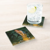 ミッドサマーエブエドワードロバートヒューズ ガラスコースター (アングル)