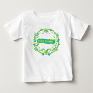 ミッドサマーシンボルスウェーデン ベビーTシャツ