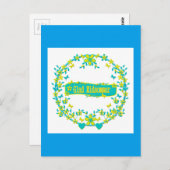 ミッドサマーシンボルスウェーデン ポストカード (正面/裏面)