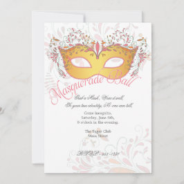 ミッドサマーズナイトマスカレードボールパーティの招待状 招待状